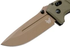 Benchmade 275FE-2 Sibert Adamas OD Green G10, Flat Earth Couteau De Poche, Shane Sibert Design -Lames Aventure BE275FE 2 03 benchmade