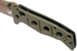 Benchmade 275FE-2 Sibert Adamas OD Green G10, Flat Earth Couteau De Poche, Shane Sibert Design -Lames Aventure BE275FE 2 07 benchmade