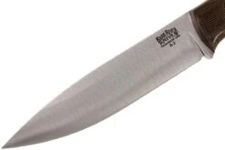 Bark River Aurora LT A2, Green Canvas Micarta, Red Liners -Lames Aventure BRK06 113GRCRL 03 bark river brk06 113grcrl 03