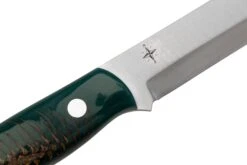 Bark River Aurora Scandi CPM 3V Emerald Pinecone, Couteau De Bushcraft -Lames Aventure BRK06 126EPC 05 barkriver