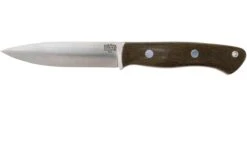 Lames Aventure 49 Bark River Aurora A2, Green Canvas Micarta, Red Liners