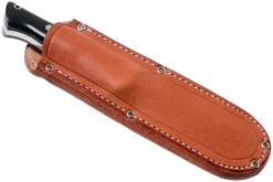 Bark River Bravo 1 CPM 3V, Black Canvas Micarta, Brown Sheath -Lames Aventure BRK07 114BRKC 07 bark river knives v202105