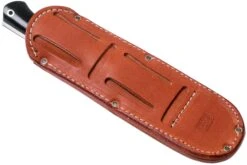 Bark River Bravo 1 CPM 3V, Black Canvas Micarta, Brown Sheath -Lames Aventure BRK07 114BRKC 08 bark river knives v202105