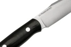 Bark River Ultra Lite Field Knife CPM 3V Black Canvas Micarta, Couteau De Bushcraft -Lames Aventure BRK14 121BCM 05 barkriver