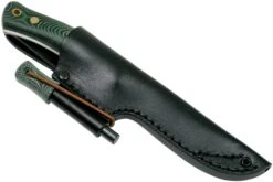 Casström No. 10 Swedish Forest Knife Green Micarta, 14C28N Scandi Grind 13127 Avec Firesteel -Lames Aventure CM13127 06 casstrom