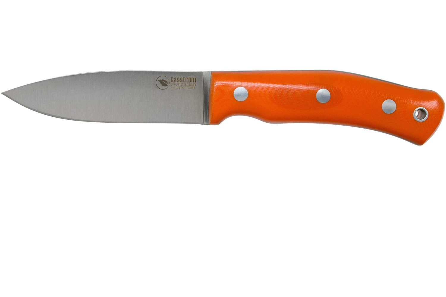 Casström No. 10 Swedish Forest Knife Orange G10, 14C28N Flat Grind 13130 1 Casström No. 10 Swedish Forest Knife Orange G10, 14C28N Flat Grind 13130