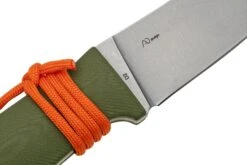 Black Fox Vesuvius Stonewashed D2 Blade, OD Green G10 Couteau Fixe -Lames Aventure FOBF 710D2OD 05 blackfox