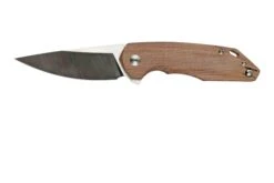 GiantMouse ACE Corta Natural Canvas Micarta Couteau De Poche, Ansø Et Voxnaes Design