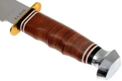 KA-BAR Bowie 1236 Poignée En Cuir, étui En Cuir -Lames Aventure KA1236 03 ka bar ka1236 03