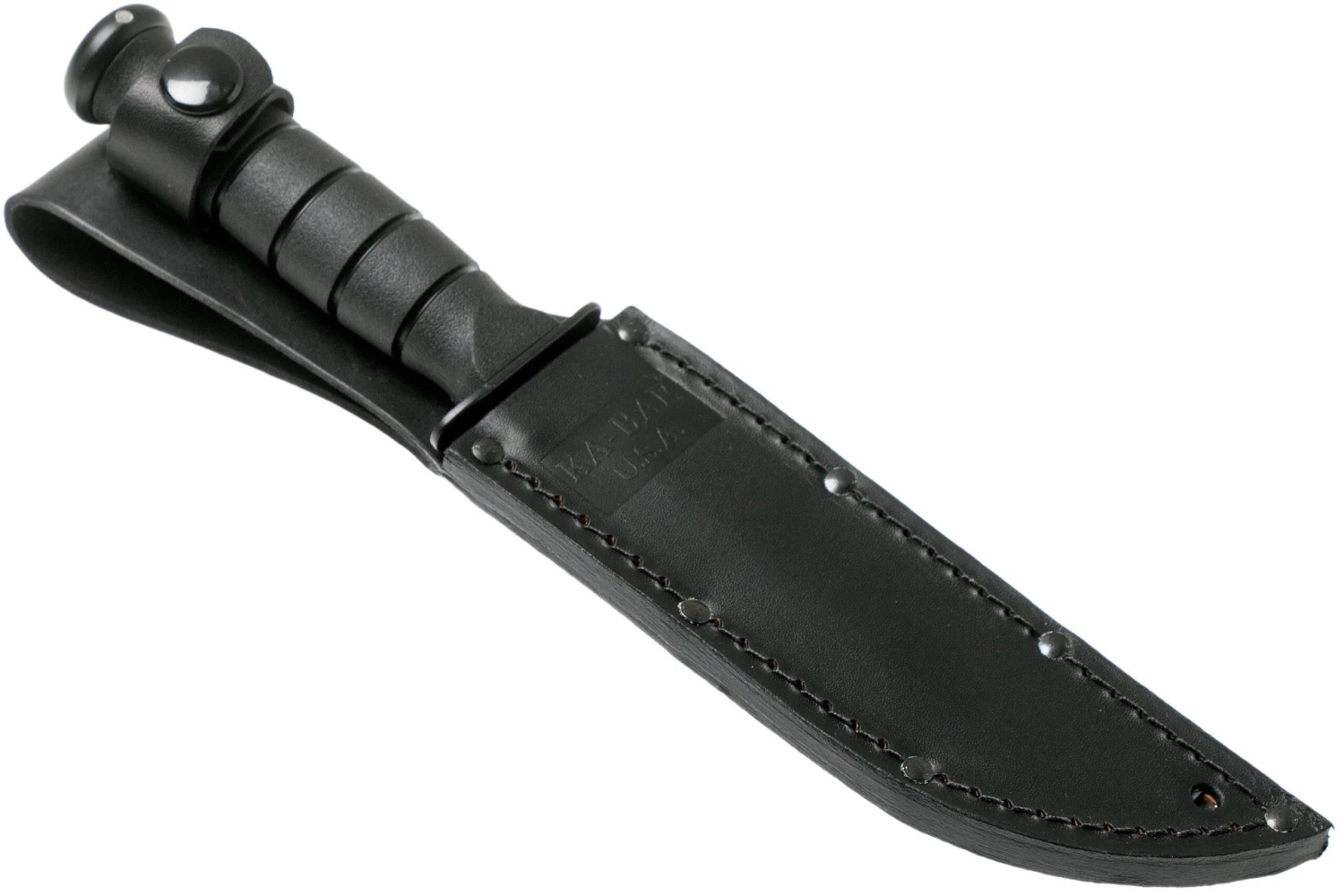 KA-BAR Short 1256, Couteau à Lame Fixe, étui En Cuir 7 KA-BAR Short 1256, Couteau à Lame Fixe, étui En Cuir – Image 7