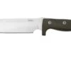 LionSteel M7 CVG Satin, Green Canvas Micarta Couteau Fixe, Molletta Design
