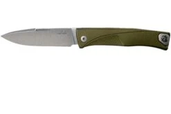 LionSteel Thrill Green Aluminum Couteau De Poche Intégral, Slipjoint