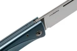 LionSteel Thrill Blue Titanium Couteau De Poche Intégral, Slipjoint -Lames Aventure LI TL BL 07 lionsteel