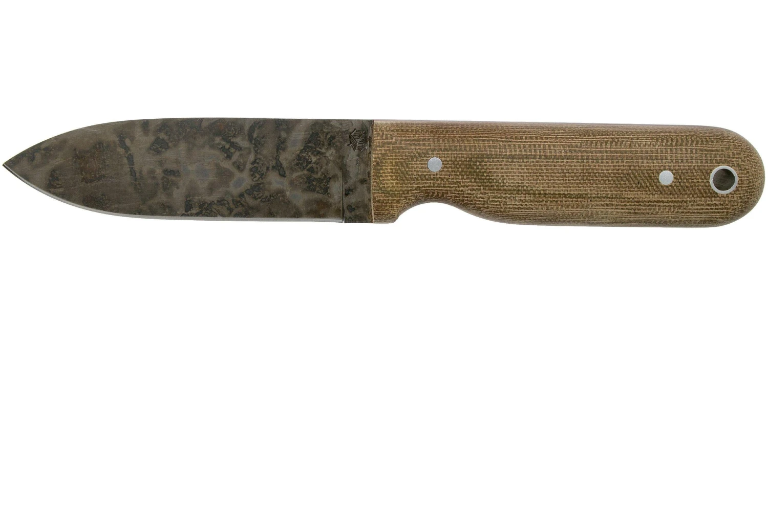 LT Wright Bushcrafter HC, 1075, Matte Green Micarta, Red Liners, Leather Sheath, Couteau De Bushcraft 1 LT Wright Bushcrafter HC, 1075, Matte Green Micarta, Red Liners, Leather Sheath, Couteau De Bushcraft