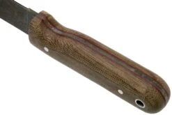 LT Wright Bushcrafter HC, 1075, Matte Green Micarta, Red Liners, Leather Sheath, Couteau De Bushcraft 10 LT Wright Bushcrafter HC, 1075, Matte Green Micarta, Red Liners, Leather Sheath, Couteau De Bushcraft -Lames Aventure LT BHC GM RL LS 04 lt wright