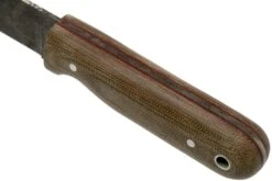 LT Wright Bushcrafter HC, 1075, Matte Green Micarta, Red Liners, Leather Sheath, Couteau De Bushcraft 11 LT Wright Bushcrafter HC, 1075, Matte Green Micarta, Red Liners, Leather Sheath, Couteau De Bushcraft -Lames Aventure LT BHC GM RL LS 05 lt wright