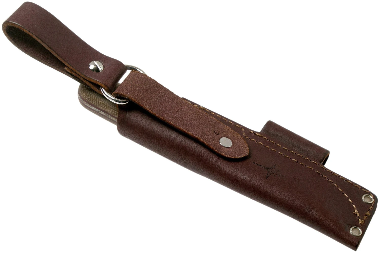 LT Wright Bushcrafter HC, 1075, Matte Green Micarta, Red Liners, Leather Sheath, Couteau De Bushcraft 7 LT Wright Bushcrafter HC, 1075, Matte Green Micarta, Red Liners, Leather Sheath, Couteau De Bushcraft – Image 7