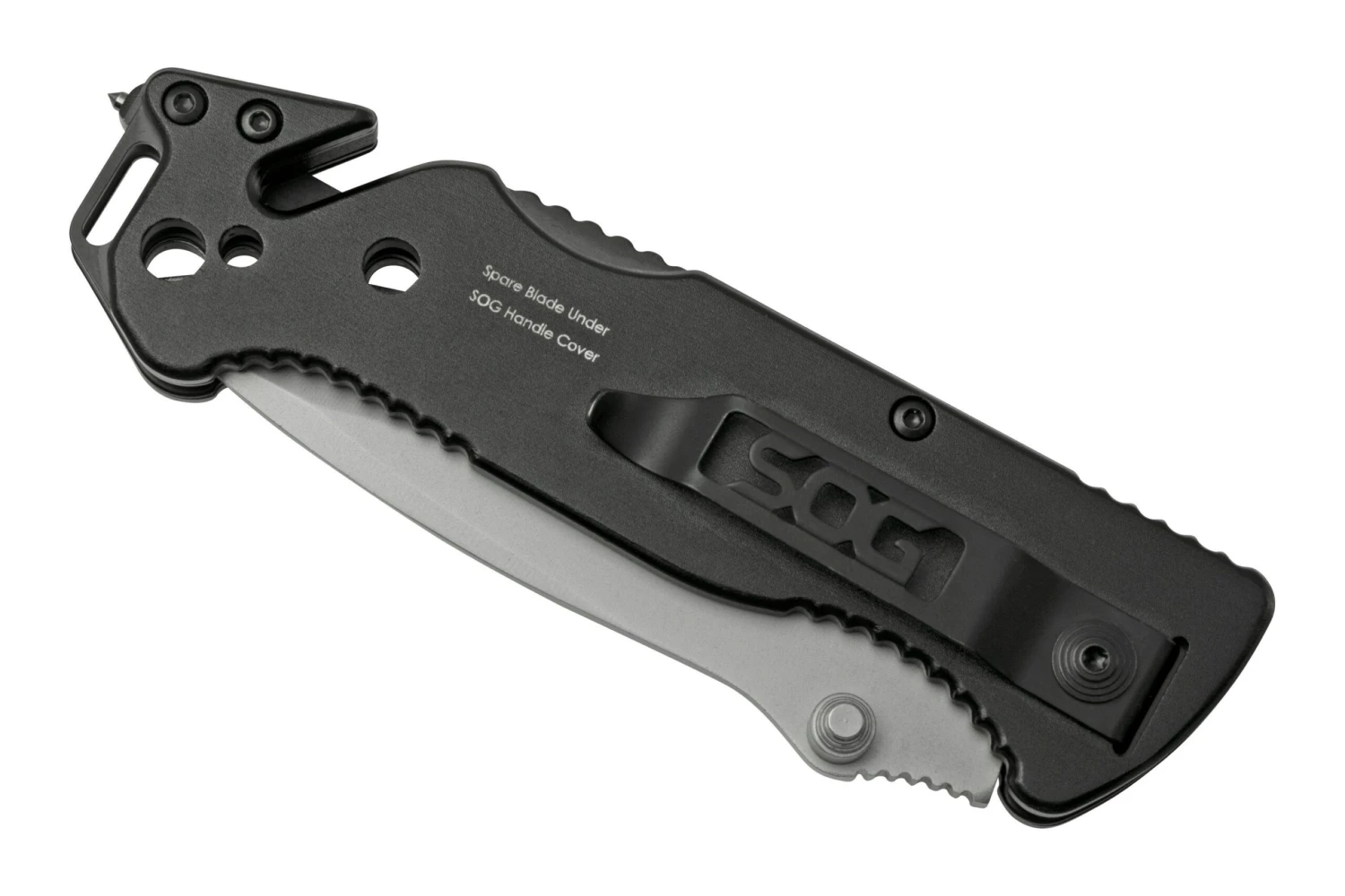 SOG Escape, Bead Blasted FF24-CP Couteau De Poche 4 SOG Escape, Bead Blasted FF24-CP Couteau De Poche – Image 4