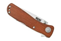 SOG Twitch II, Wood Handle TWI7-CP Couteau De Poche -Lames Aventure SOG TWI17 CP 06 sog