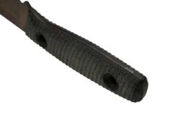 TRC Knives Classic Freedom M390 Apo Finish Black Canvas Micarta, Couteau De Bushcraft -Lames Aventure TI CF BM 34APO 04 trc