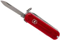 Victorinox Nail Clip 580, Couteau Suisse, Rouge Transparent -Lames Aventure VT0 6463 T 04 victorinox vt0 6463 t 04