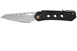 WE Knife Vision R 21031-DS1 Black Titanium, Hakkapella Damasteel Couteau De Poche, Snecx Design