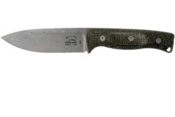 White River Knives Ursus 45 Black Burlap Micarta Couteau De Bushcraft